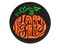 Happy Fall Autumn Harvest Pumpkin with Vine Multi-Color Embroidered Iron-On or Hook & Loop Patch Applique